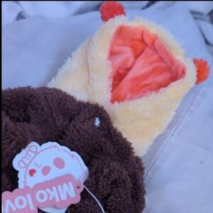 Adorable Bumble Bee Brown and Yellow Puppy Dog Puppy Pet Bee Costume Size XS